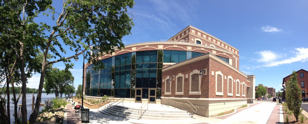 Weber Center for the Performing Arts panorama.
