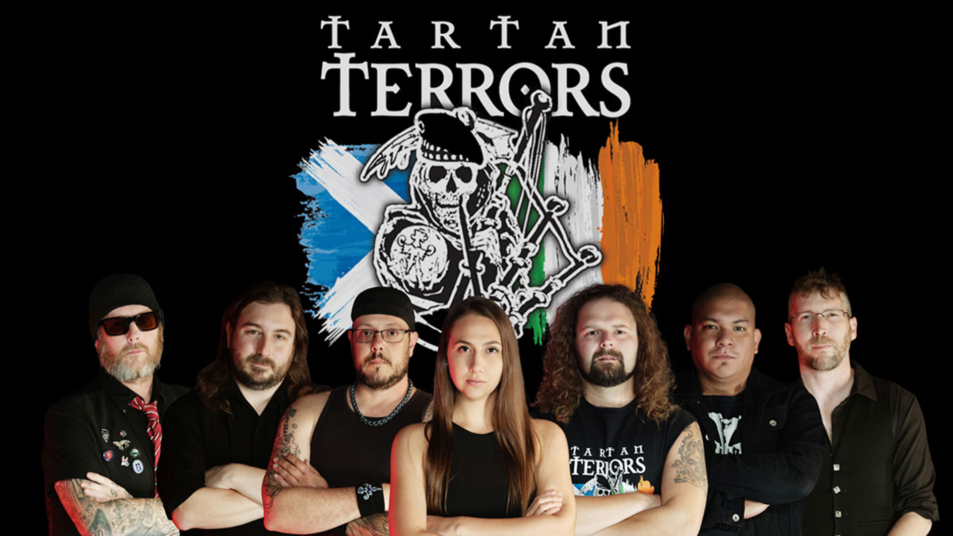 Tartan Terrors band with logo